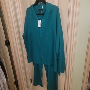 NWT Mens Sz L Nordstrom Pajama Set Green